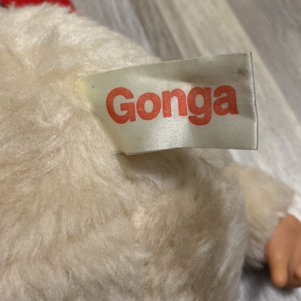 RUSS Berrie Baby Gonga Santa Plush Gorilla 8in Stuffed animal Christmas decor - Picture 3 of 10